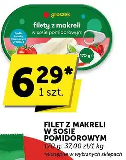 Euro Sklep Filet z makreli w sosie pomidorowym groszek oferta
