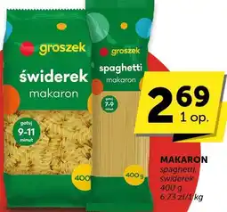 Euro Sklep Makaron świderek, spaghetti groszek oferta