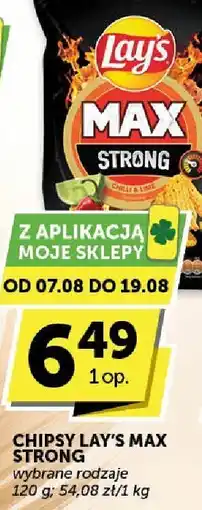 Euro Sklep Chipsy Lay's Max Strong wybrane rodzaje oferta