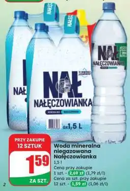 Dino Woda mineralna niegazowana Nałęczowianka oferta