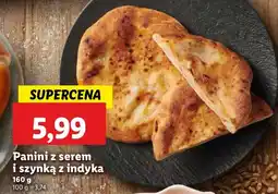 Lidl Panini z serem i szynką z indyka Piekarnia Lidla oferta