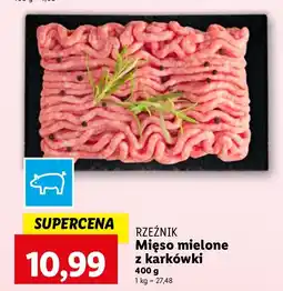 Lidl Mięso mielone z karkówki Rzeźnik oferta