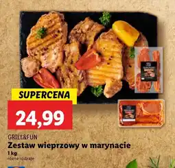Lidl Zestaw wieprzowy w marynacie Grill&Fun oferta