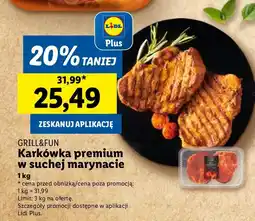 Lidl Karkówka premium w suchej marynacie Grill&Fun oferta