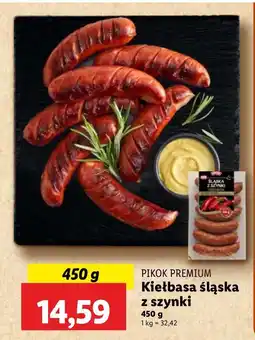 Lidl Kiełbasa śląska z szynki PIKOK PREMIUM oferta