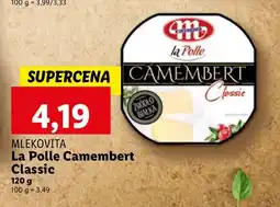 Lidl Ser camembert classic MLEKOVITA LA POLLE oferta