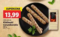 Lidl Kiełbaski norymberskie GRILL&FUN oferta