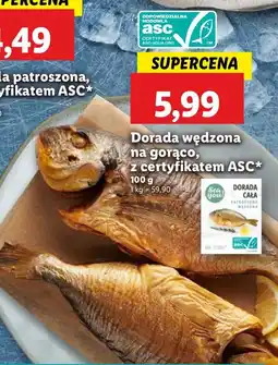 Lidl Ryba dorada wędzona na gorąco, z certyfikatem ASC Lidl oferta
