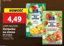 Lidl Herbata na zimno LORD NELSON oferta
