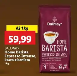 Lidl Kawa ziarnista Home Barista Espresso Intenso DALLMAYR oferta