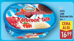 ALDI Lody Kolorowe lato Koral oferta