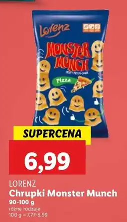 Lidl Chrupki Lorenz Monster Munch oferta