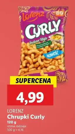 Lidl Chrupki Lorenz Curly oferta