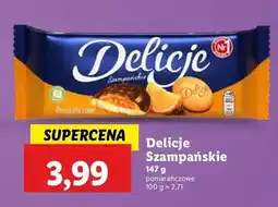 Lidl Ciastka Delicje szampańskie pomarańczowe oferta
