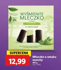 Lidl Czekolada mleczko o smaku matchy Lidl oferta