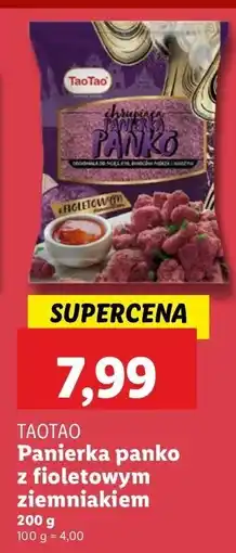 Lidl Panierka panko z fioletowym ziemniakiem TaoTao oferta