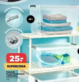 Netto Pojemnik do przechowywania z pokrywką 59 x 38 24 cm oferta