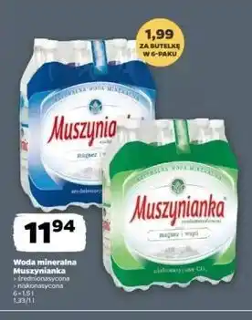 Netto Woda gazowana Muszynianka oferta