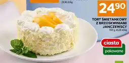 Stokrotka Market Tort śmietankowy z brzoskwiniami Janczewscy oferta