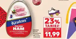 Kaufland KRAKUS Szynka konserwowa z galaretką oferta