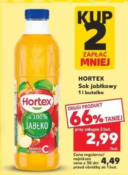 Kaufland HORTEX Sok jabłkowy 1l butelka oferta