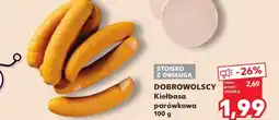 Kaufland DOBROWOLSCY Kiełbasa parówkowa 100 g oferta