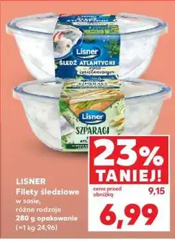 Kaufland LISNER Filety śledziowe oferta