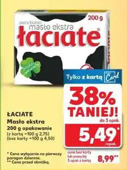 Kaufland ŁACIATE Masło ekstra oferta