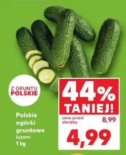 Kaufland Polskie ogórki gruntowe, luzem 1 kg oferta