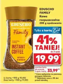 Kaufland EDUSCHO FAMILY Kawa rozpuszczalna 200 g opakowanie oferta