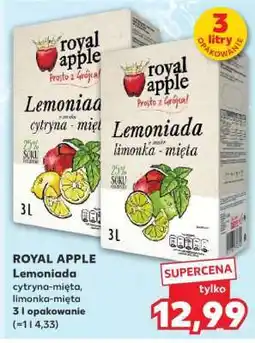 Kaufland ROYAL APPLE Lemoniada cytryna-mięta, limonka-mięta oferta