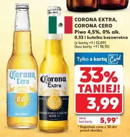 Kaufland CORONA EXTRA CORONA CERO oferta