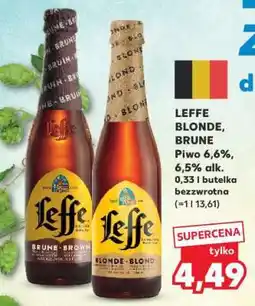 Kaufland LEFFE BLONDE, BRUNE oferta