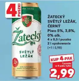 Kaufland ŽATECKÝ SVĚTLÝ LEŽÁK, ČERNÝ oferta