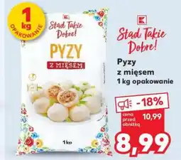 Kaufland Pyzy z mięsem 1 kg opakowanie oferta