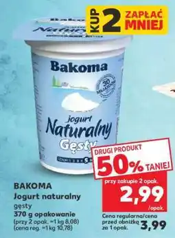 Kaufland BAKOMA Jogurt naturalny gęsty oferta