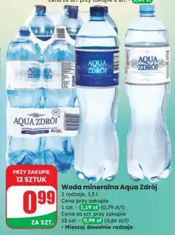 Dino Woda mineralna Aqua Zdrój oferta