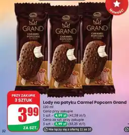 Dino Lody na patyku Carmel Popcorn Grand oferta