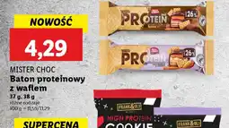 Lidl Mister Choc Baton proteinowy z waflem oferta