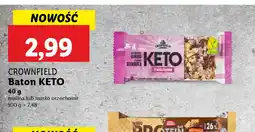 Lidl Baton KETO Crownfield oferta