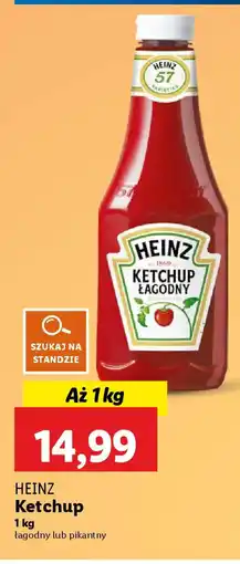 Lidl Ketchup Heinz oferta