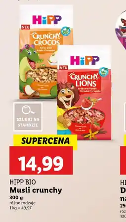 Lidl HiPP BIO Musli crunchy oferta