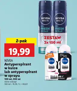 Lidl Nivea Antyperspirant w kulce lub antyperspirant w sprayu oferta