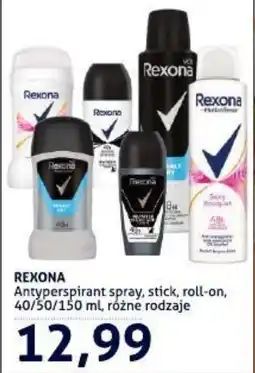 Blue Stop Rexona antyperspirant spray, stick, roll-on oferta