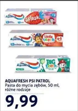 Blue Stop Aquafresh psi patrol pasta do mycia zębów oferta
