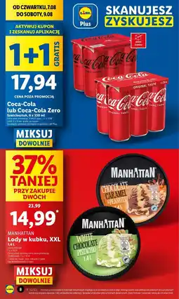 Lidl Napój Coca-Cola Zero oferta