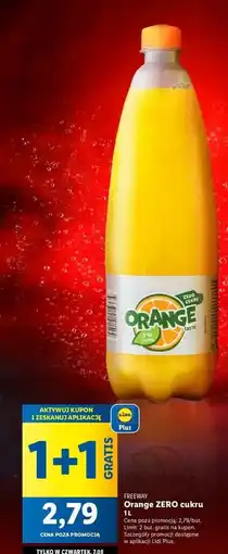 Lidl Napój orange zero Freeway oferta