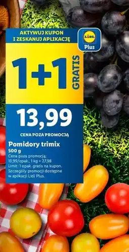 Lidl Pomidory trimix oferta