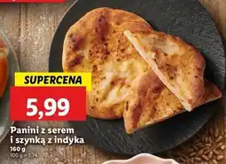 Lidl Panini z serem i szynką indyka oferta