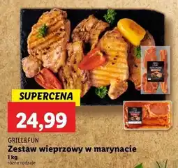 Lidl Zestaw wieprzowy w marynacie Grill And Fun oferta